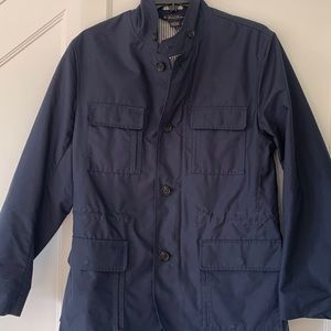 Brooks Brothers Navy Water Repellent Safari Jacket